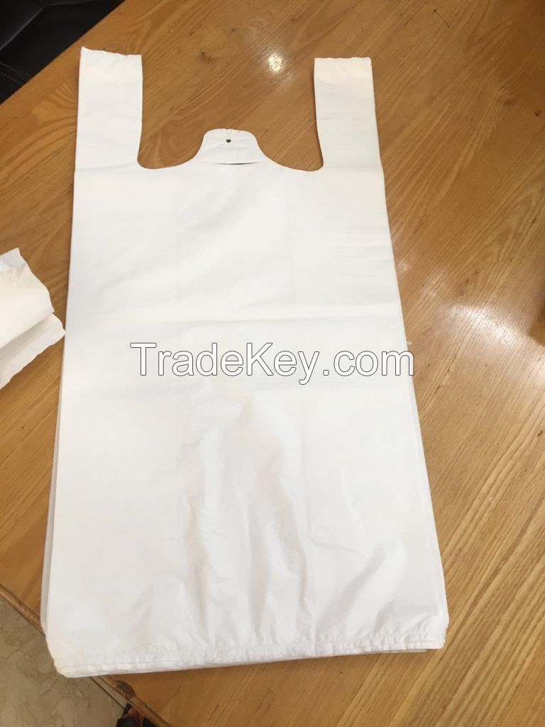 Supermarket Carry T-shirt Shopping Bag