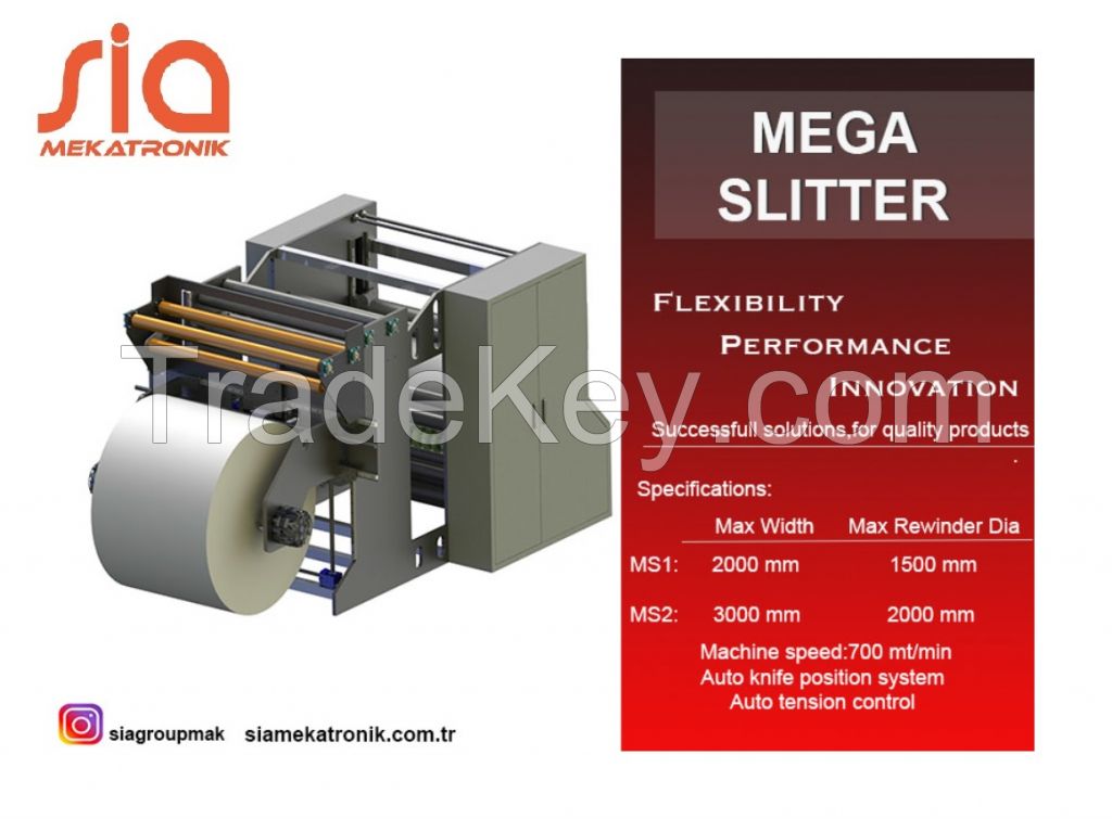 Mega Slitter Rewinder Slitting