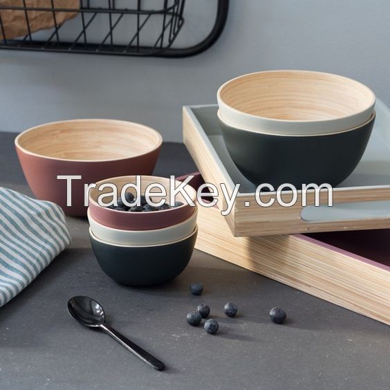 Vietnamese Spun Bamboo Bowl For Your Kitchen Or Home Decor