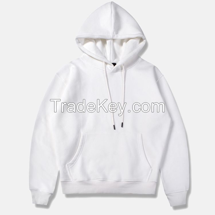 Street Style Custom Oversized Mens Hoodies Blank Plain Bulk Winter Jumper Men's Sweatshirt Pullover Hoodies