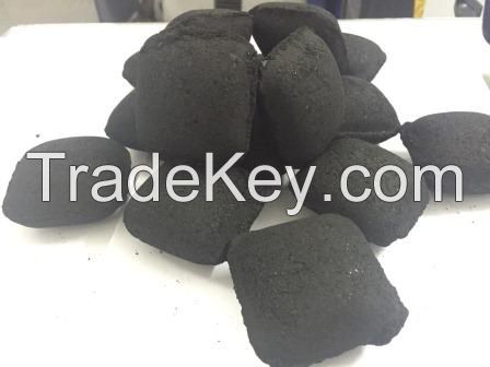 Grill Coconut shell charcoal in pillow shape
