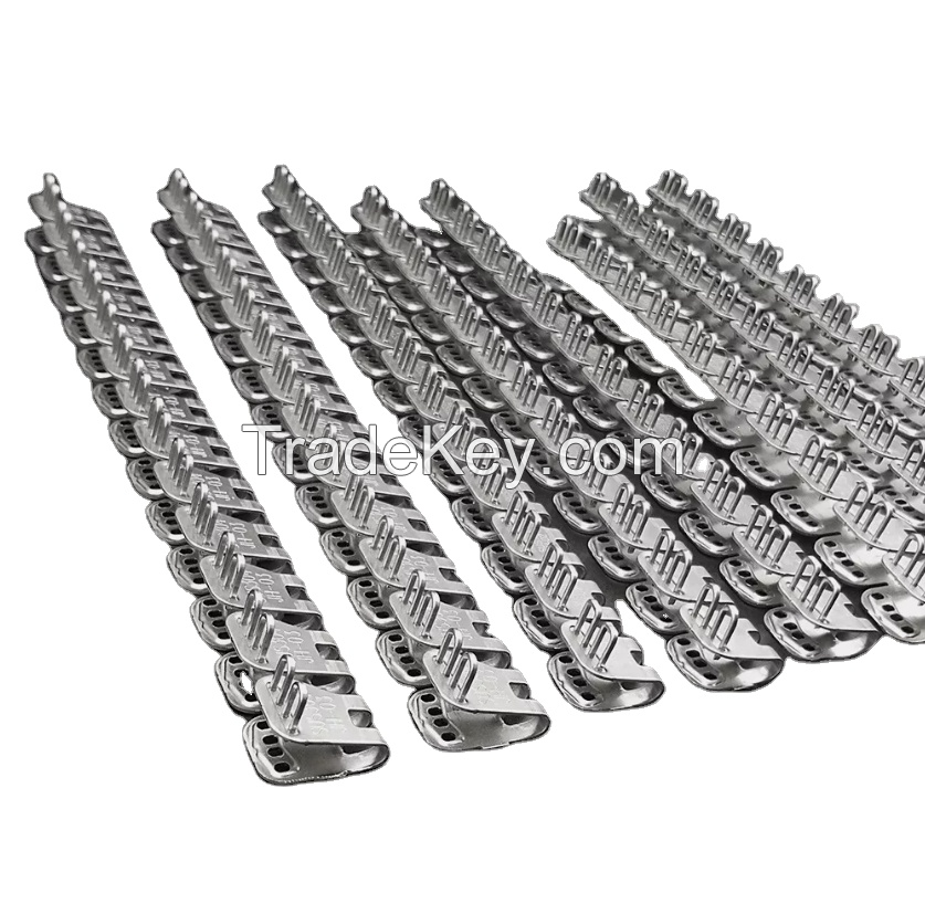 RS125 Mini 304 Stainless Steel Conveyor Belt Fastener Industrial Staple Fastener System with Rivet Lacing Packaged in Carton
