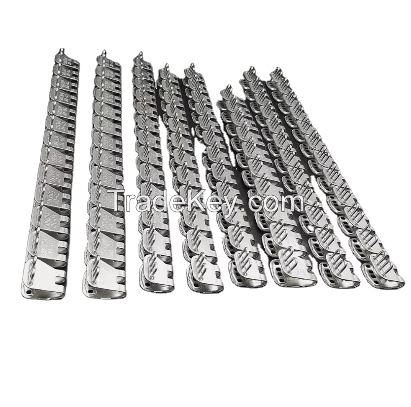 RS125 Mini 304 Stainless Steel Conveyor Belt Fastener Industrial Staple Fastener System with Rivet Lacing Packaged in Carton