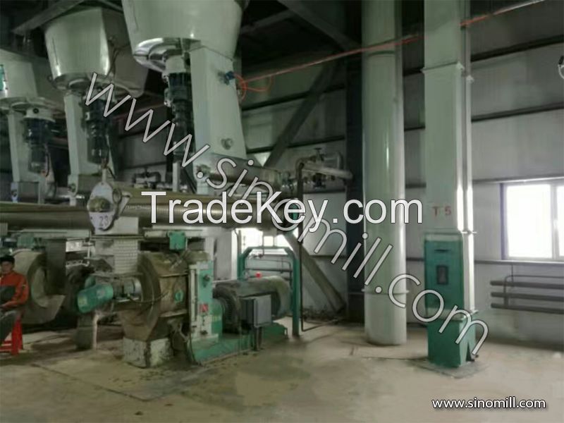 Ring die pellet mill for whole set of animal feed milling machine