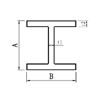 stainless H beam