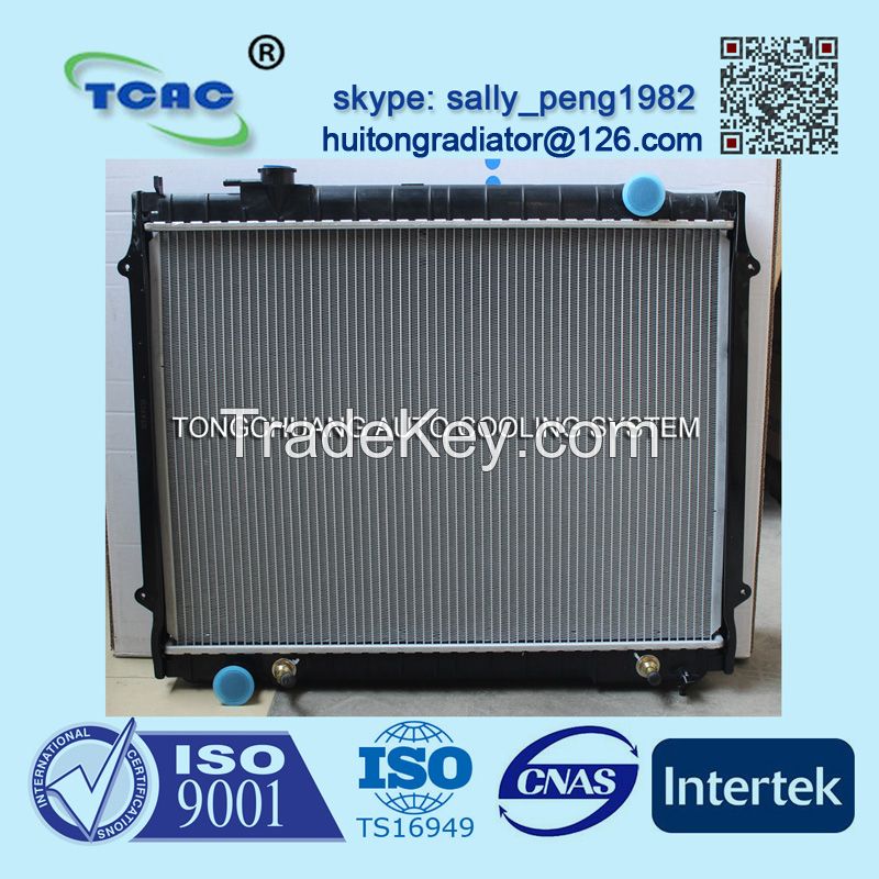 Hot sale aluminum auto radiator for TOYOTA TOCOMA AT DPI1778