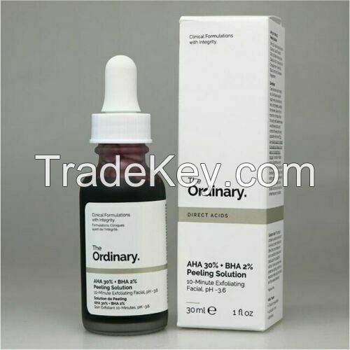 The Ordinary AHA 30% + BHA 2% Peeling Solution 30ml 10-Minute Exfoliating Face