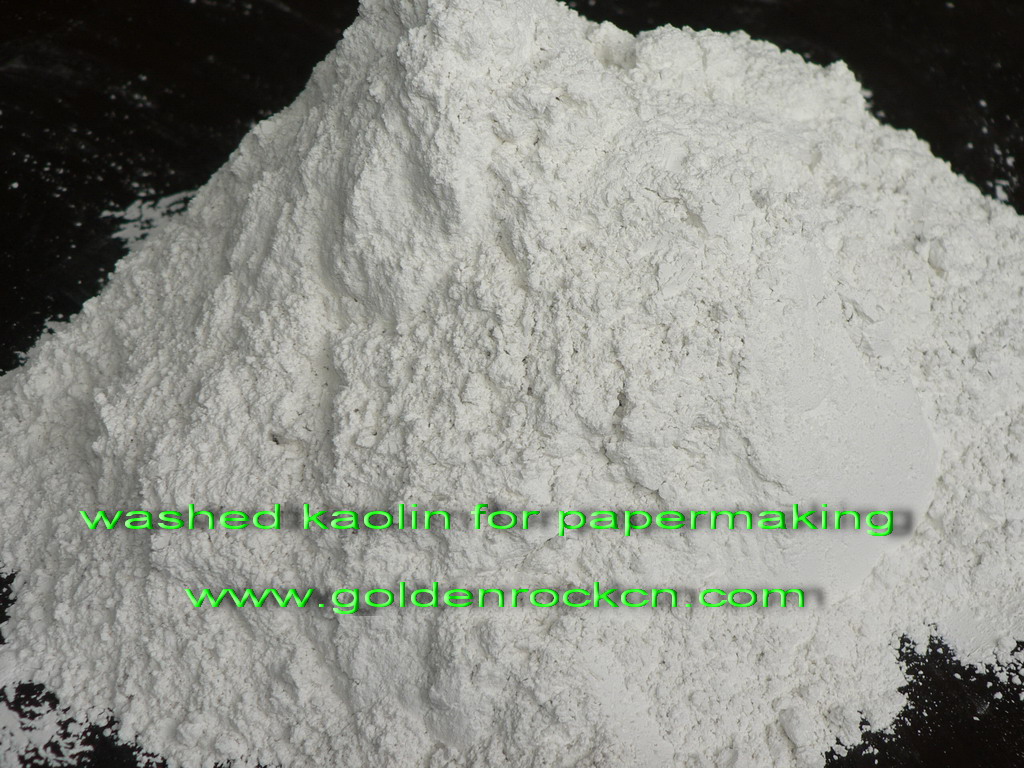 High Brighthness Low Ferrous Washed Kaolin Clay for Paper/Papermaking
