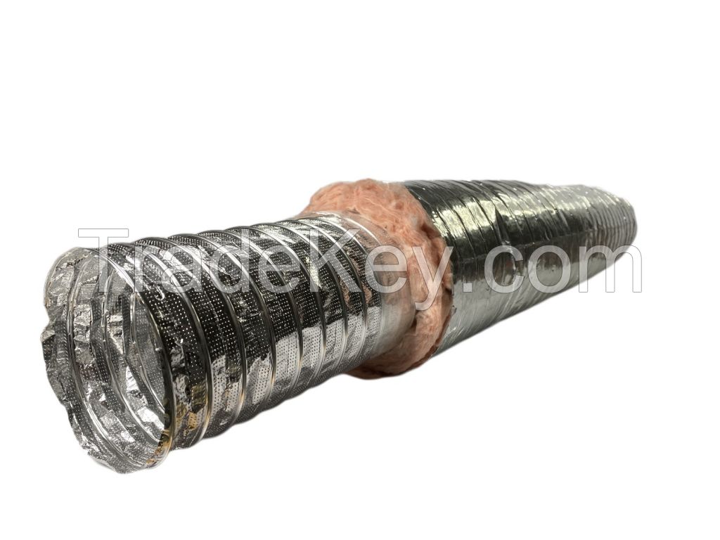 Polyester insulation Acoustical&Thermal Flexible duct