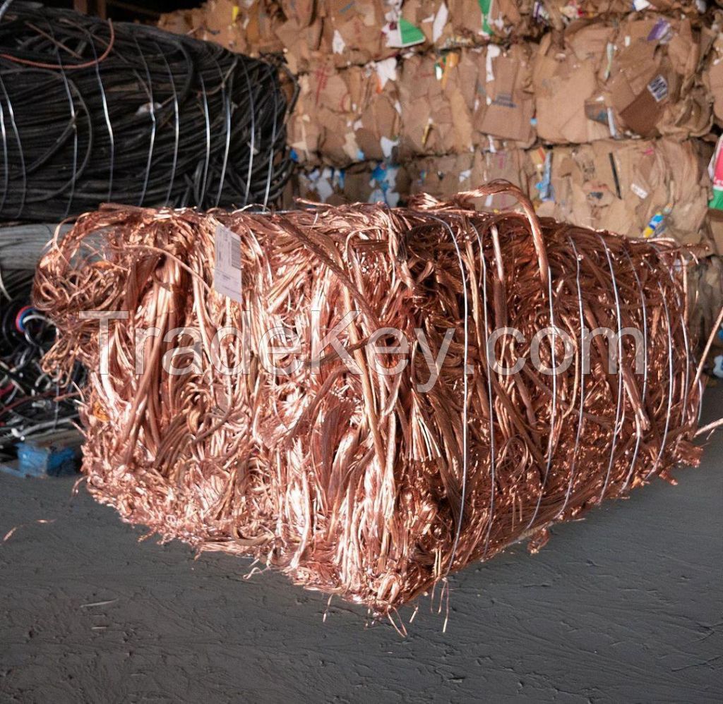 Milberry Copper Scrap 99.9%, grade A, Wire Scrap for sale