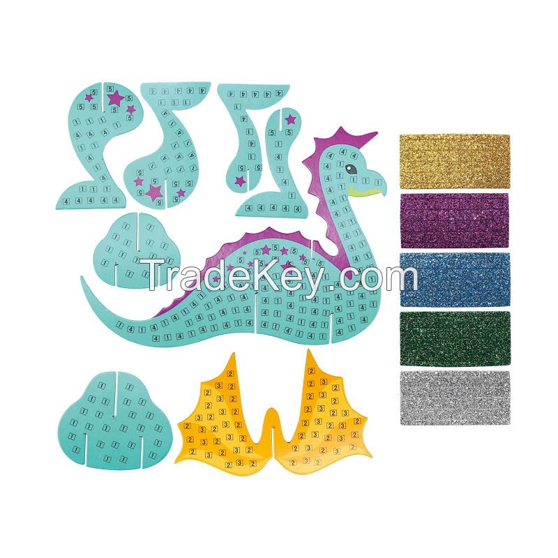 EASY WAY TO MAKE CRAFT KIT 3D MOSAIC ANIMAL -3D MOSAIC DINOSAUR