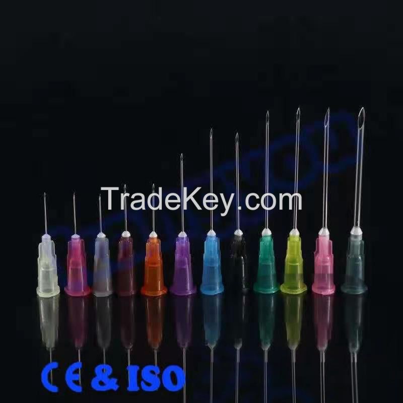CE approved medical 1ml 3ml 5ml 10ml 20ml 60ml plastic luer lock slip disposable syringe with needle