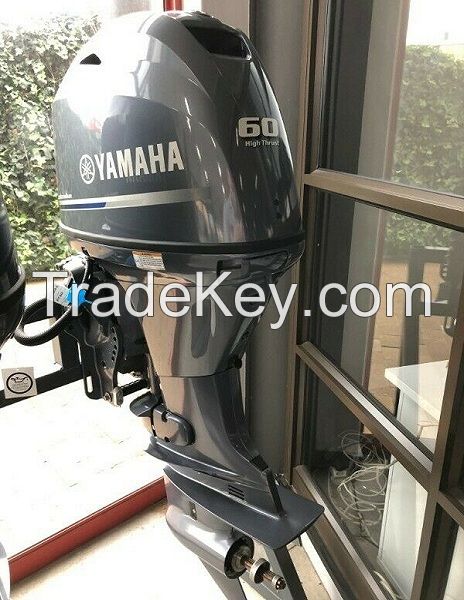 Free shipping Used Yamaha, 60 HP 4-Stroke Outboard Motor Engine