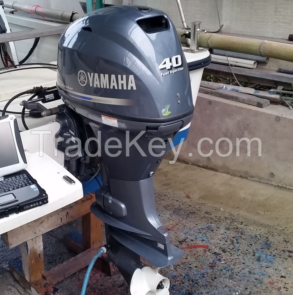 Free shipping Used Yamaha, 40 HP 4-Stroke Outboard Motor Engine