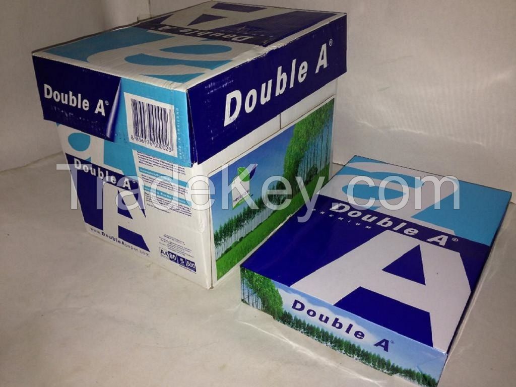 White 70 75 80 GSM A4 Paper Copy Paper , Double A White A4 Copy Paper 