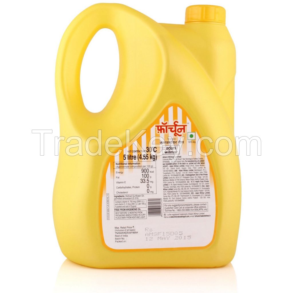 1 L 100% Refined Deodorized Winterized Cooking Sunflower Oil 