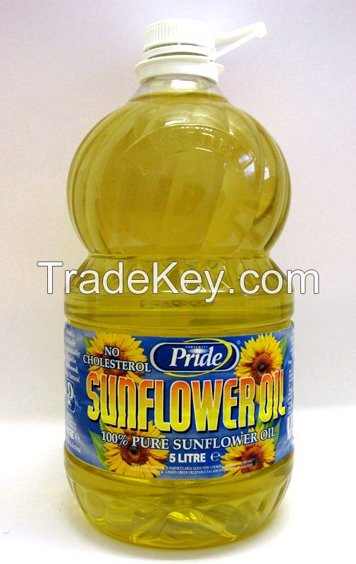 1 L 100% Refined Deodorized Winterized Cooking Sunflower Oil 