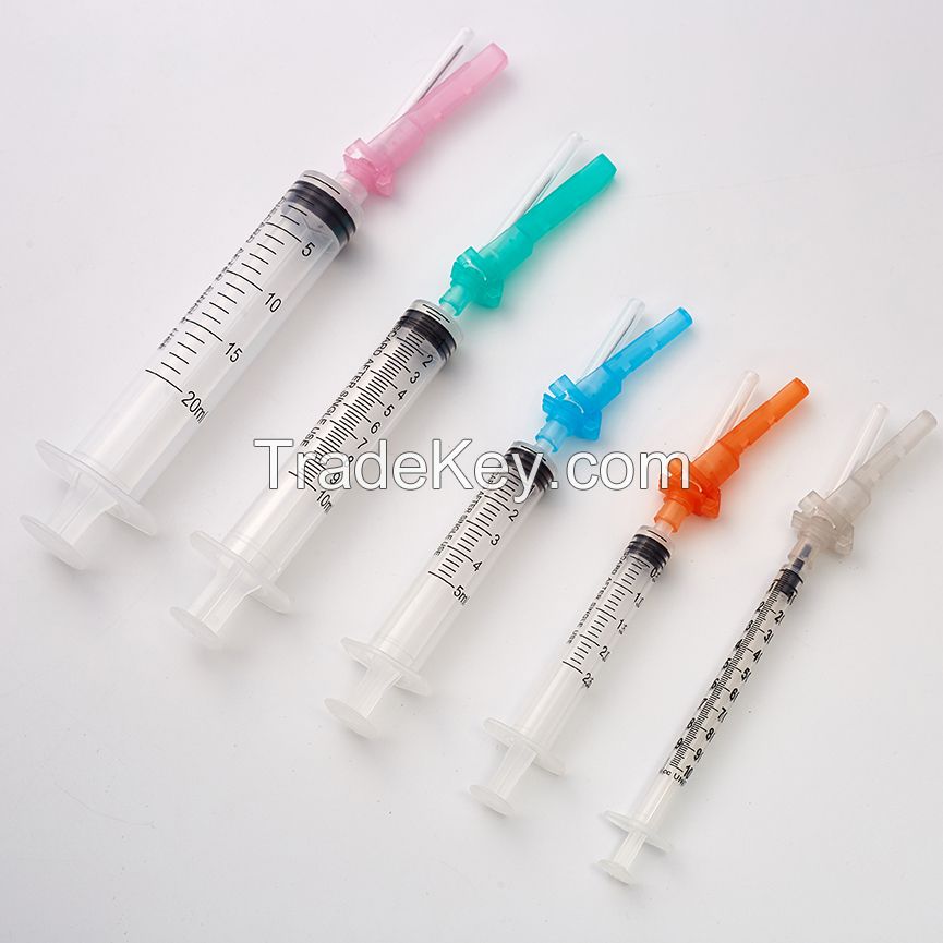  Disposable Syringe With Safety Needle