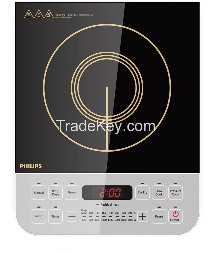 Philips Hd4928/01 Induction Cooktop Black, Push Button