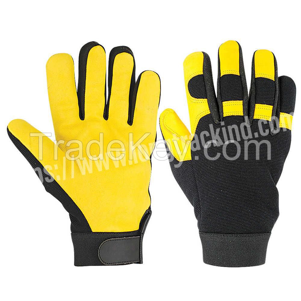 LEATHER SAFETY GLOVES