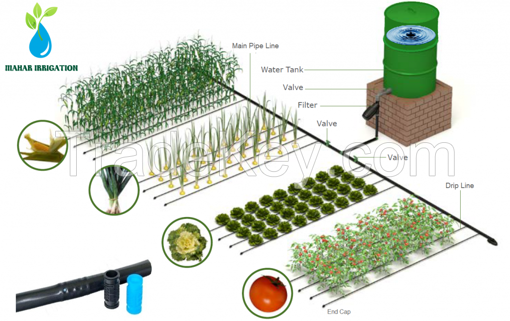 Integrated Drip Irrigation Pipe
