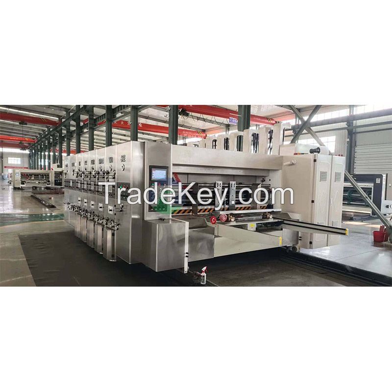 Fully Automatic High- Speed Flexo INK Printing Slotting Die Cutting Machine