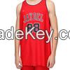 Wholesale Men Polyester Basketball Wear Jersey Sports Vest