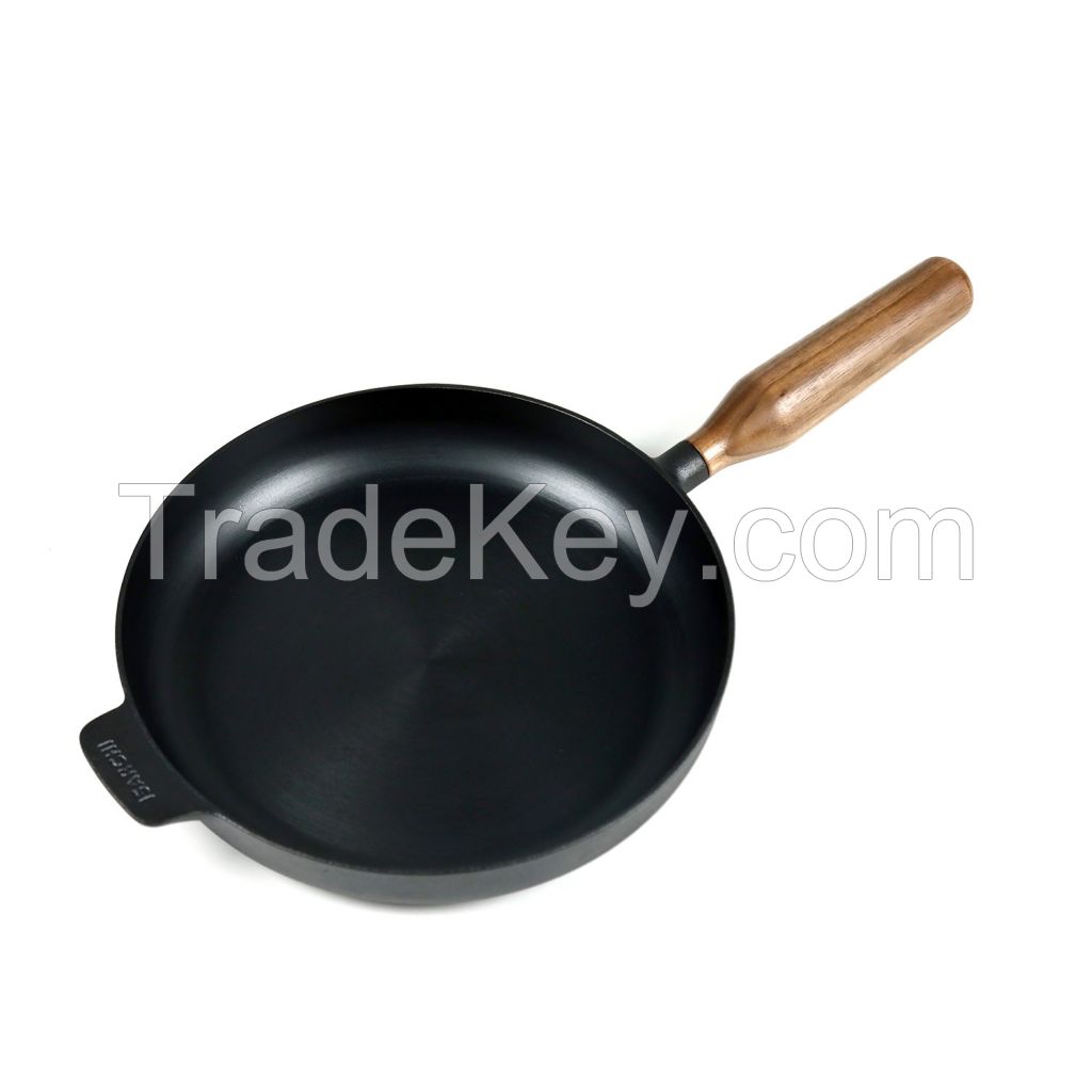 New Products Polished Smooth Cast Iron Skillet By Shijiazhuang Sarchi Trade  Co., Ltd