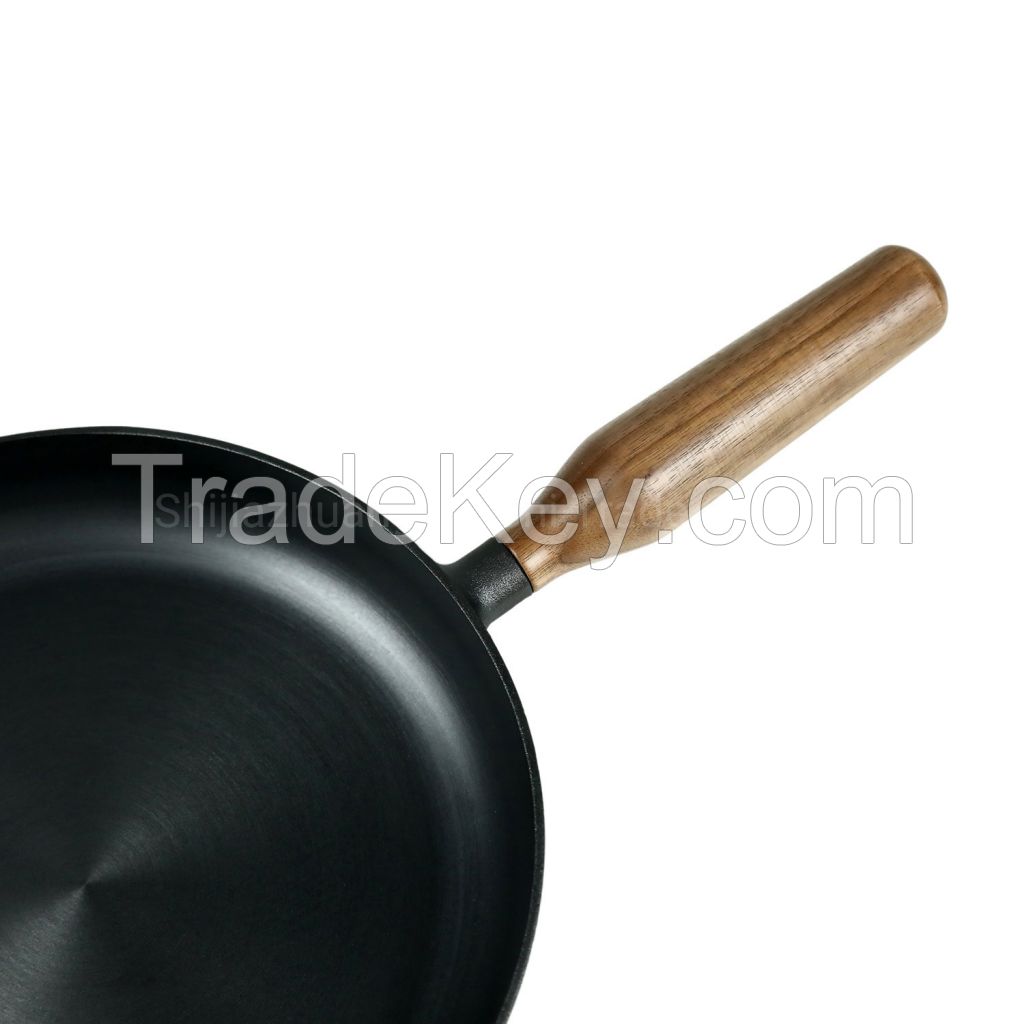 New Products Polished Smooth Cast Iron Skillet By Shijiazhuang