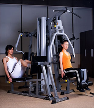 Fitness Equipment 2-Weight Stack Work Station