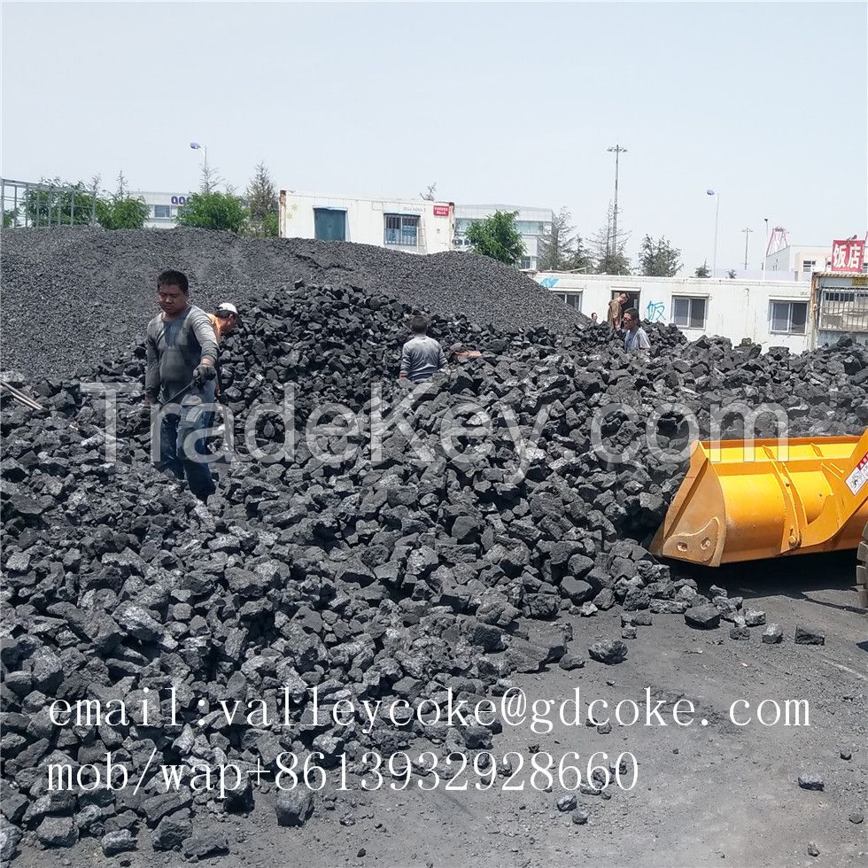 China foundry coke / coke fuel for Ferro alloy and casting iron plants