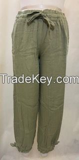 DOUBLE FABRIC COTTON PANTS 