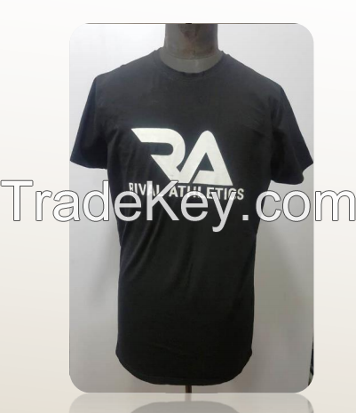 Wholesales Custom Men 95% Cotton 5% Spandex 180g Low price Plain Tshirts