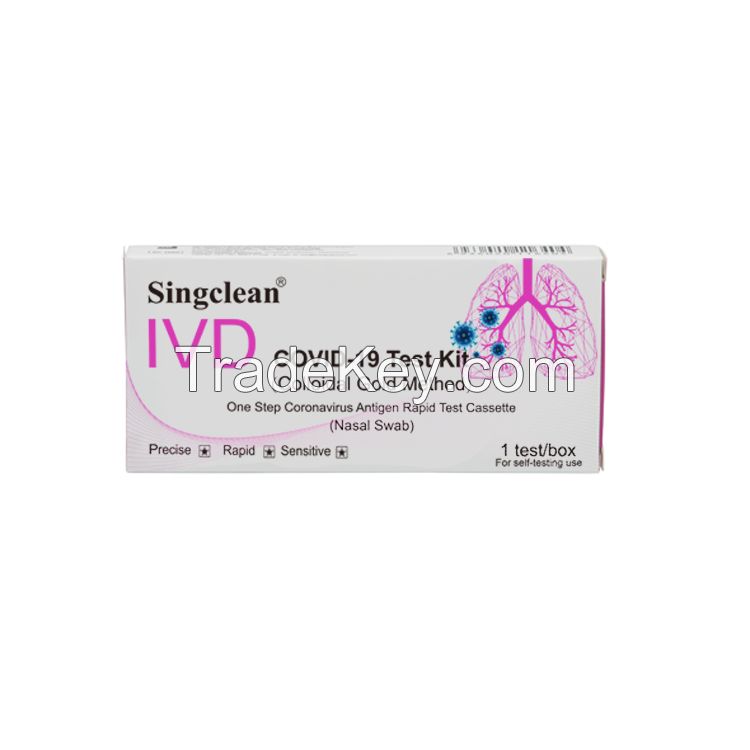 Singclean covid-19 test kit (colloidal gold method)Ãƒï¿½Ã‚Â for self-testing use