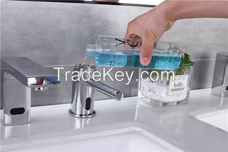 Deck mount Sensor Soap Dispenser, Automatic Faucet Soap Dispenser