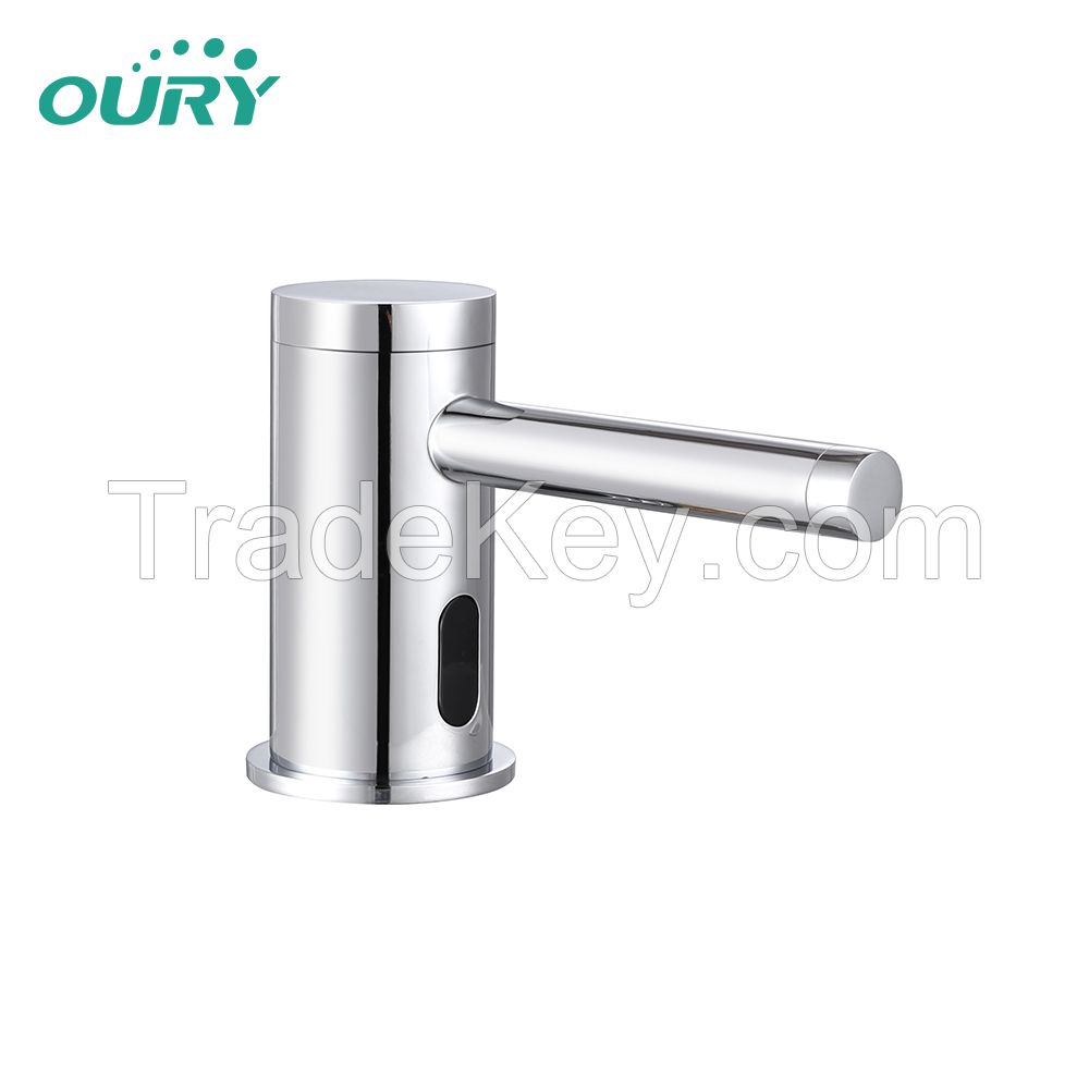 Deck mount Sensor Soap Dispenser, Automatic Faucet Soap Dispenser