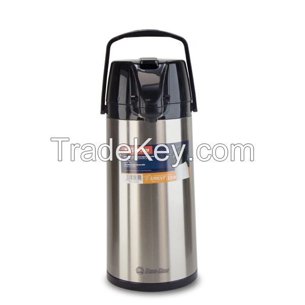 Pump Action Stainless Steel Air Pot Vacuum Flask