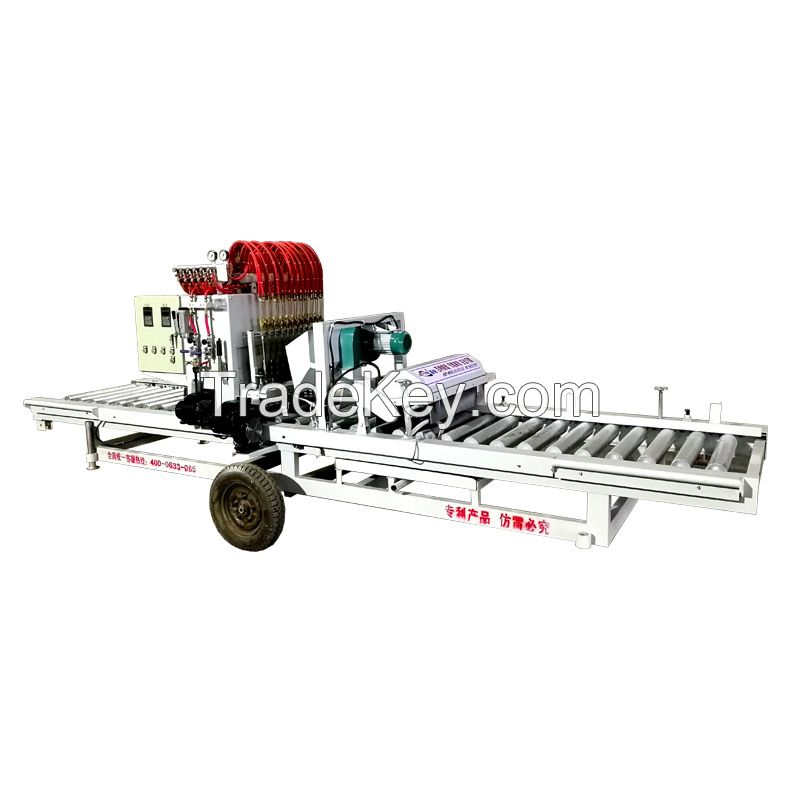 High speed auto curbstone chamfering and grinding machine