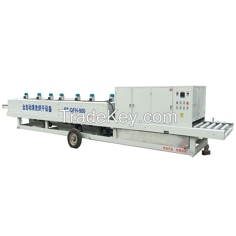 High efficiency automatic multi burning torches stone flaming machine