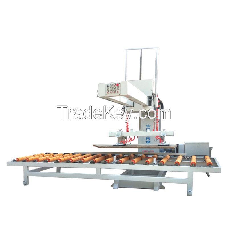 High efficiency automatic multi burning torches stone flaming machine