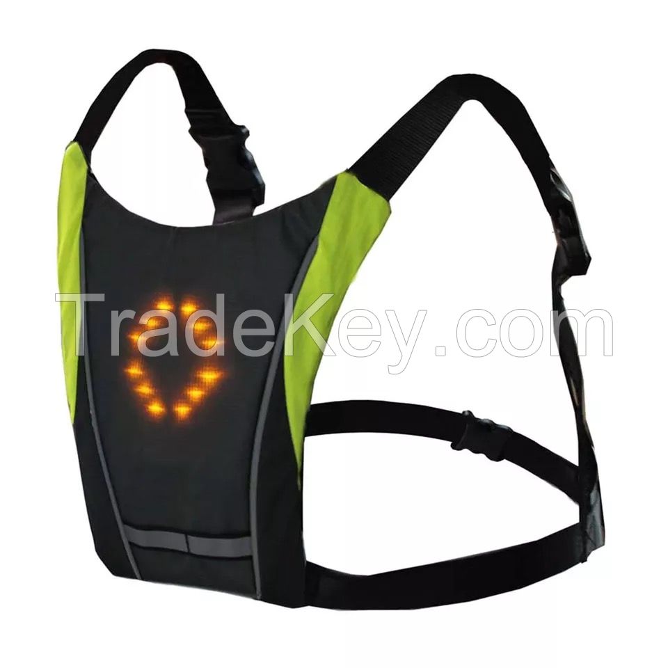 Bike Accessories Bike Light Cycling Bicycle LED Wireless Safety Turn Signal Light Vest Riding Night Guiding