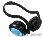 Portable SD/TF MP3 Headphone with Hi-Fi, Digital Stereo Music, Foldab