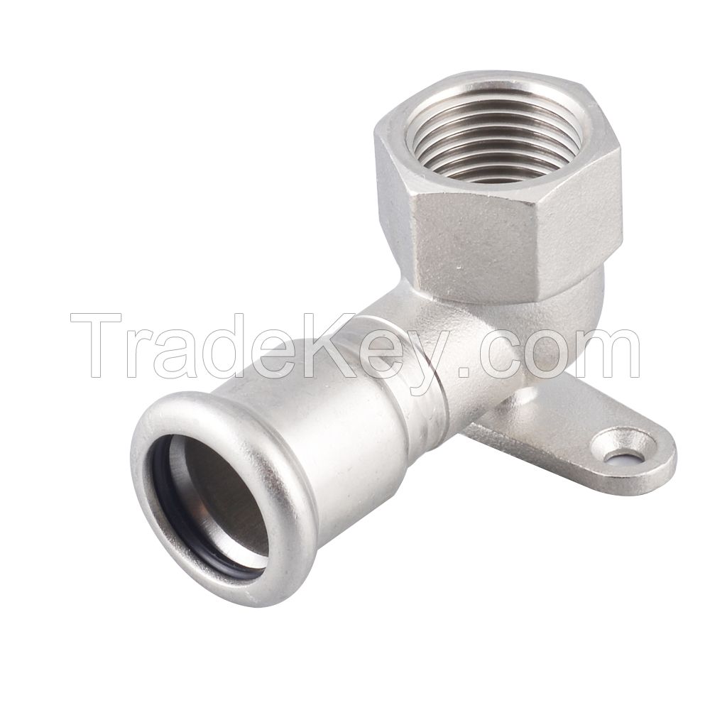 Stainless Steel Pipe Fitting Pedestal type internal thread elbow