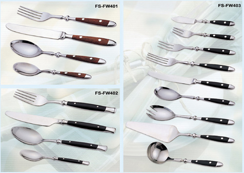 wooden handle Cutlery