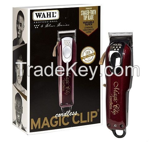 Wahl Professional 5-Star Cord-Cordless Magic Clip - Great for Barbers & Stylists - Precision Cordless Fade Clipper