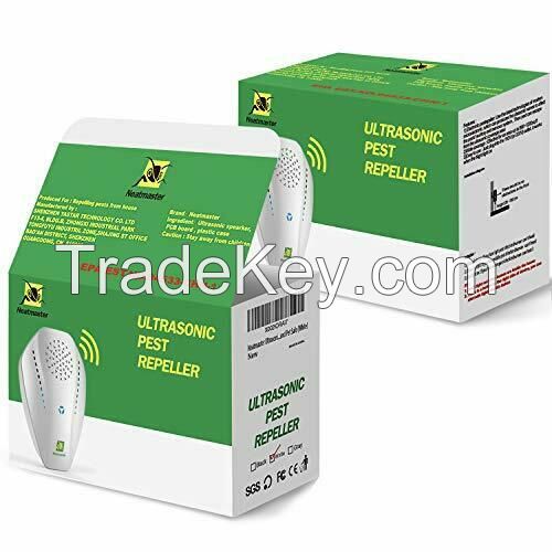 Neatmaster Ultrasonic Pest Repeller Electronic Plug in Indoor Pest Repellent