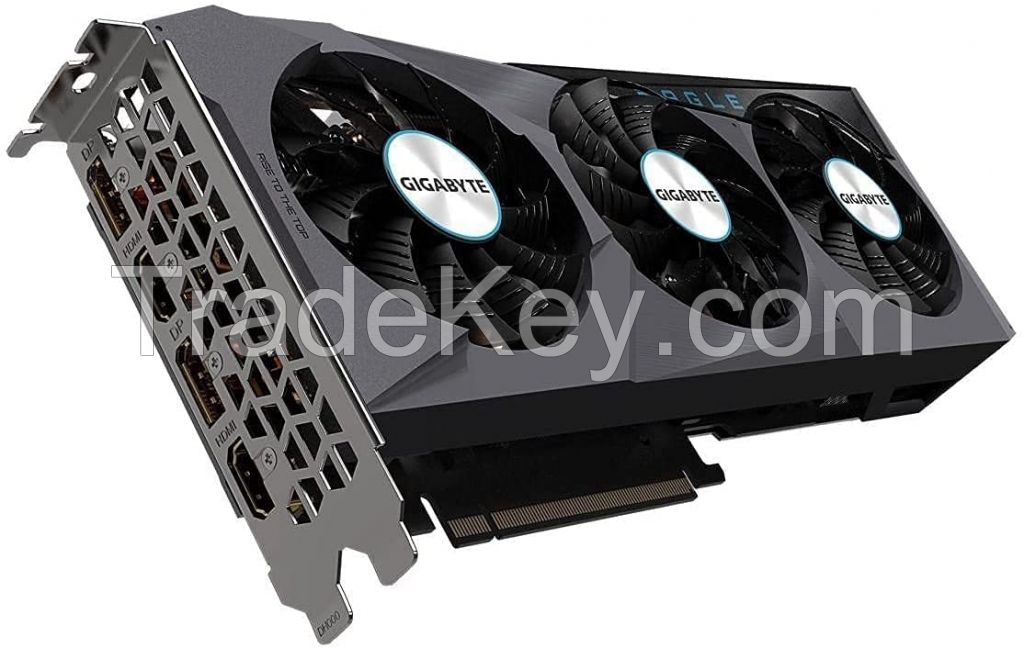 Eagle GeForce RTX 3070 LHR Graphics Card Rev2.0 8GB GDDR6 PCIe 4.0 x16, WINDFORCE 3X Cooling RGB Fusion 2.0, 2X HDMI 2.1 2X DisplayPort 1.4a w/Mytrix_HDMI 2.1 Cable(4k@120Hz/8K@60Hz) 