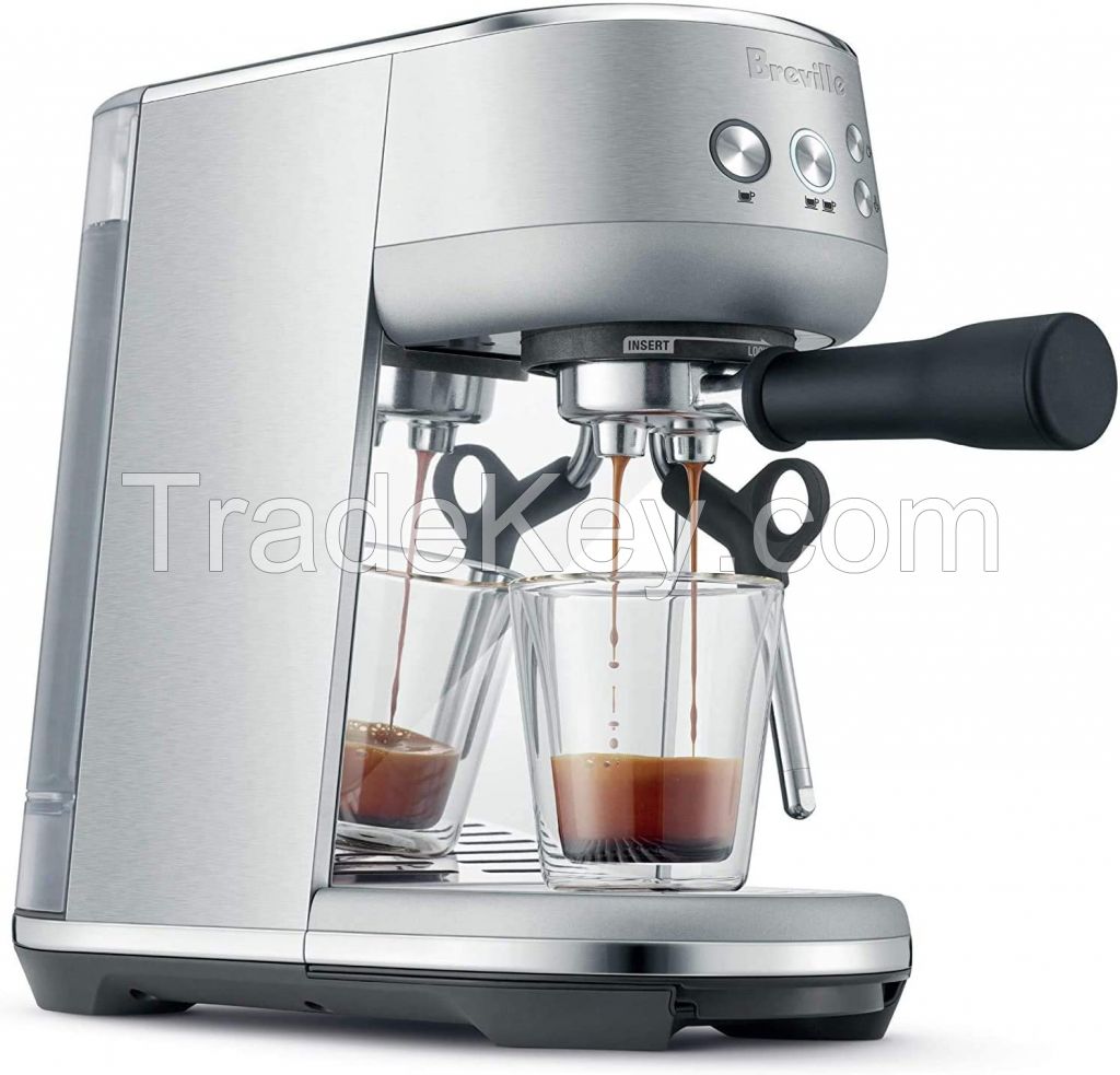 Brevilles BES500BSS Bambino Plus Espresso Machine, Brushed Stainless Steel