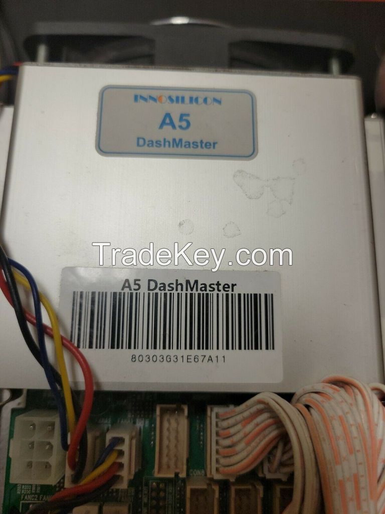 **OFFER** BRAND New Innosilicon A5 Dash Master +power supply and noise muffler.