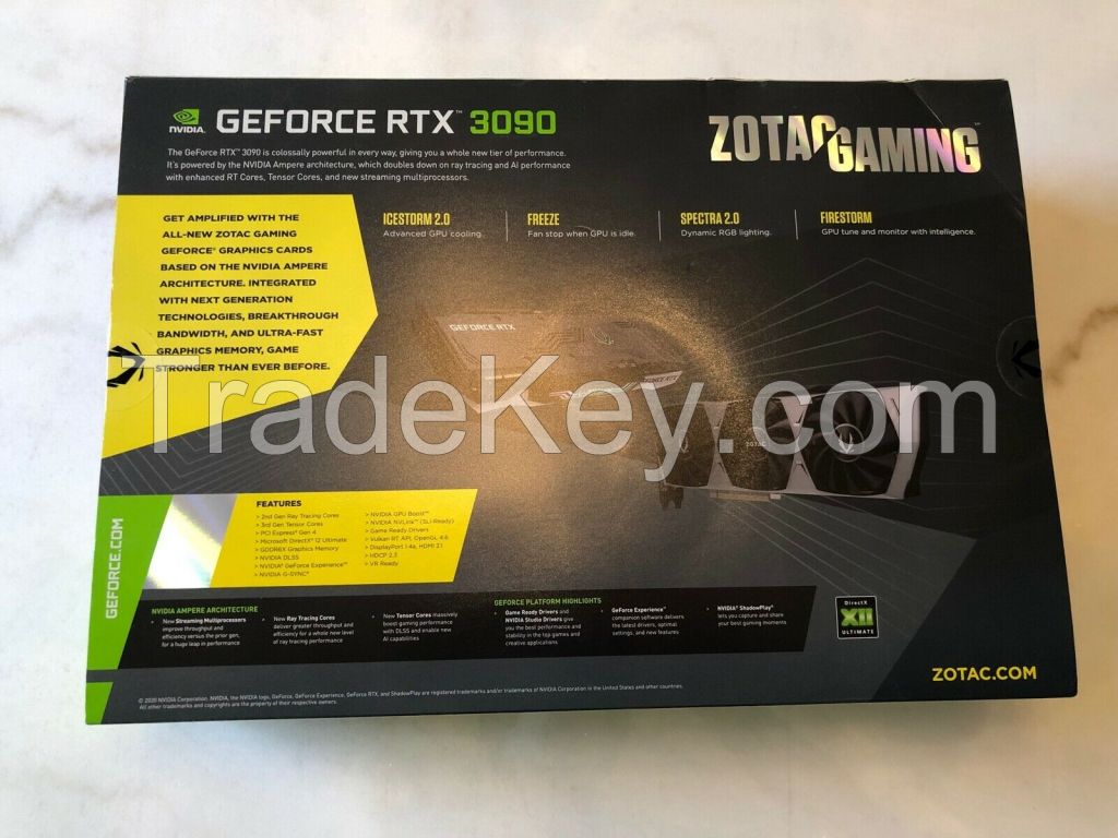 ZO-TAC GA-MING Ge-Force RTX 3090 Trin-ity OC 24GB GDD-R6X 384-bit